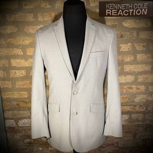 Kenneth Cole Reaction 38R Pin Check Sport Coat